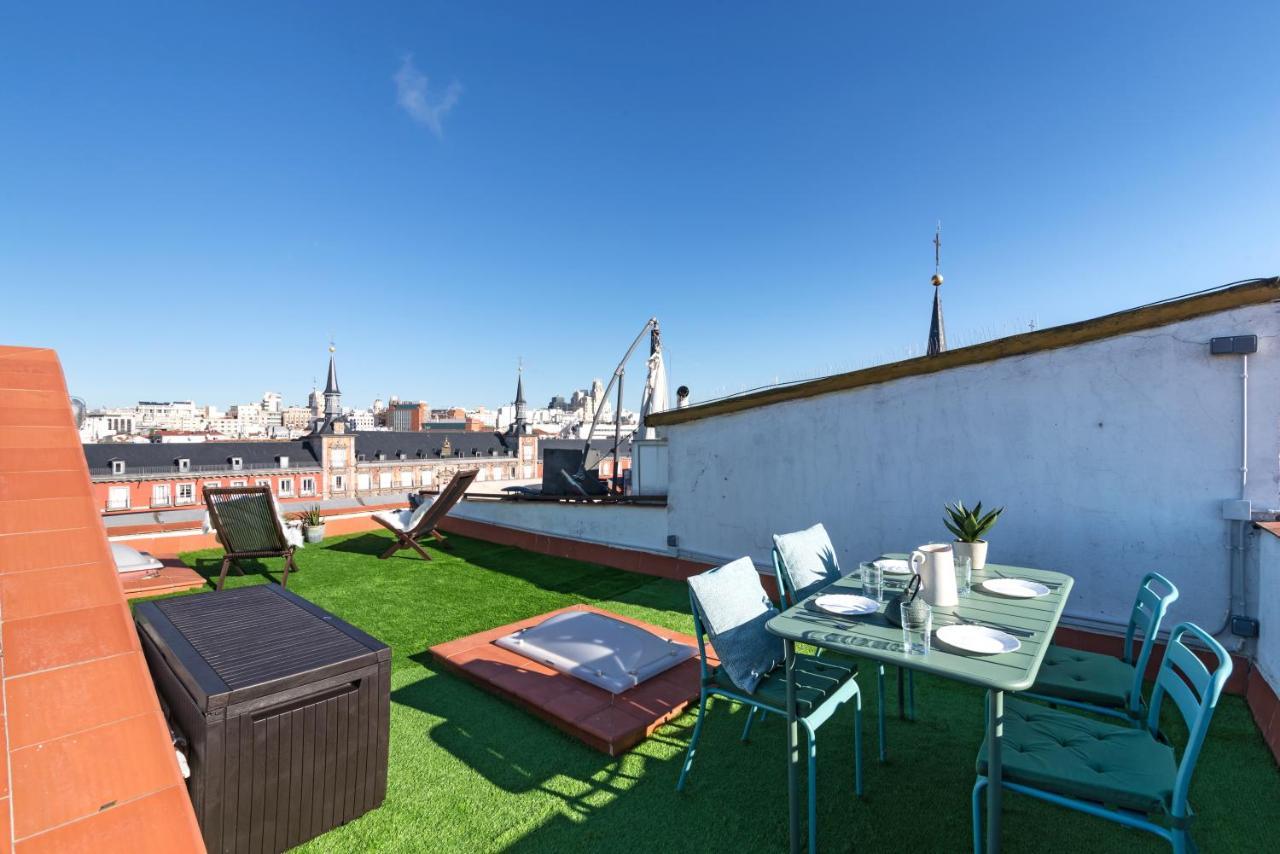 Historic Penthouse Plaza Mayor In Madrid Dış mekan fotoğraf