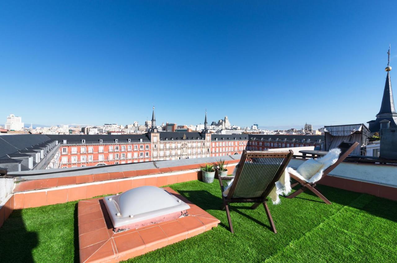Historic Penthouse Plaza Mayor In Madrid Dış mekan fotoğraf