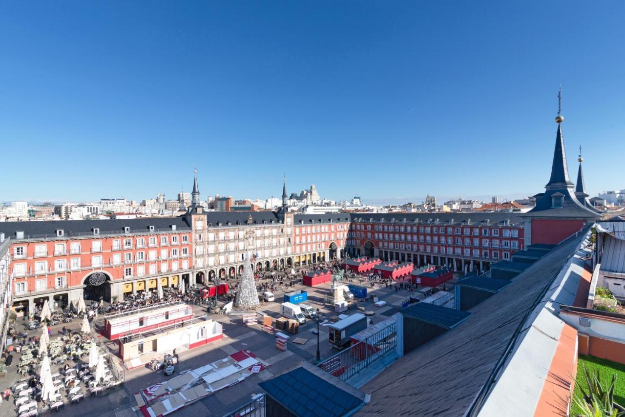 Historic Penthouse Plaza Mayor In Madrid Dış mekan fotoğraf
